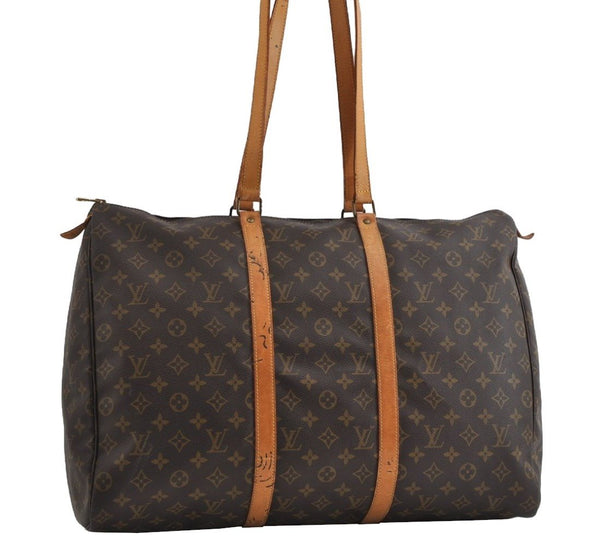 Authentic Louis Vuitton Monogram Flanerie 50 Shoulder Boston Bag M51116 LV 8580I
