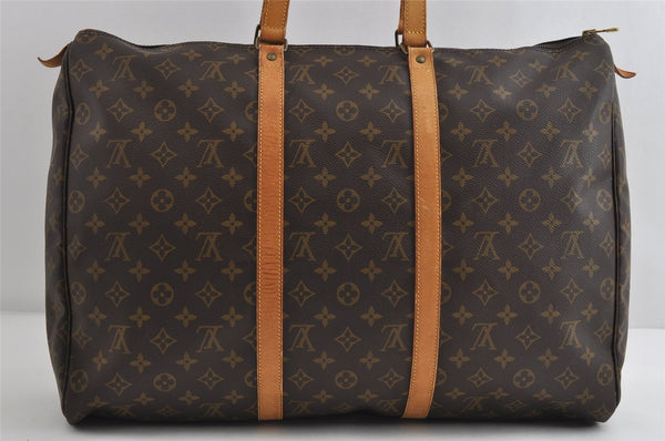 Authentic Louis Vuitton Monogram Flanerie 50 Shoulder Boston Bag M51116 LV 8580I