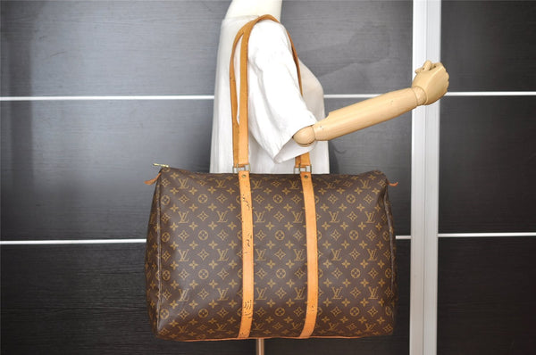 Authentic Louis Vuitton Monogram Flanerie 50 Shoulder Boston Bag M51116 LV 8580I