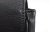 Authentic GUCCI Bamboo Vintage Shoulder Hand Bag Leather 124248 Black 8581I