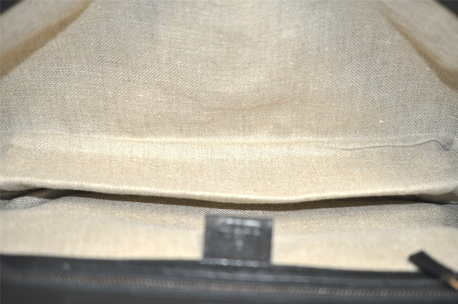 Authentic GUCCI Bamboo Vintage Shoulder Hand Bag Leather 124248 Black 8581I