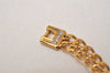 Authentic NINA RICCI Vintage Gold Tone Rhinestone Choker Necklace 8584J