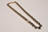 Authentic NINA RICCI Vintage Chain Choker Necklace Gold Black 8585J