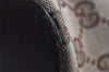 Authentic GUCCI Vintage Shoulder Hand Bag GG Canvas Leather 106242 Brown 8588I
