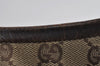 Authentic GUCCI Vintage Shoulder Hand Bag GG Canvas Leather 106242 Brown 8588I