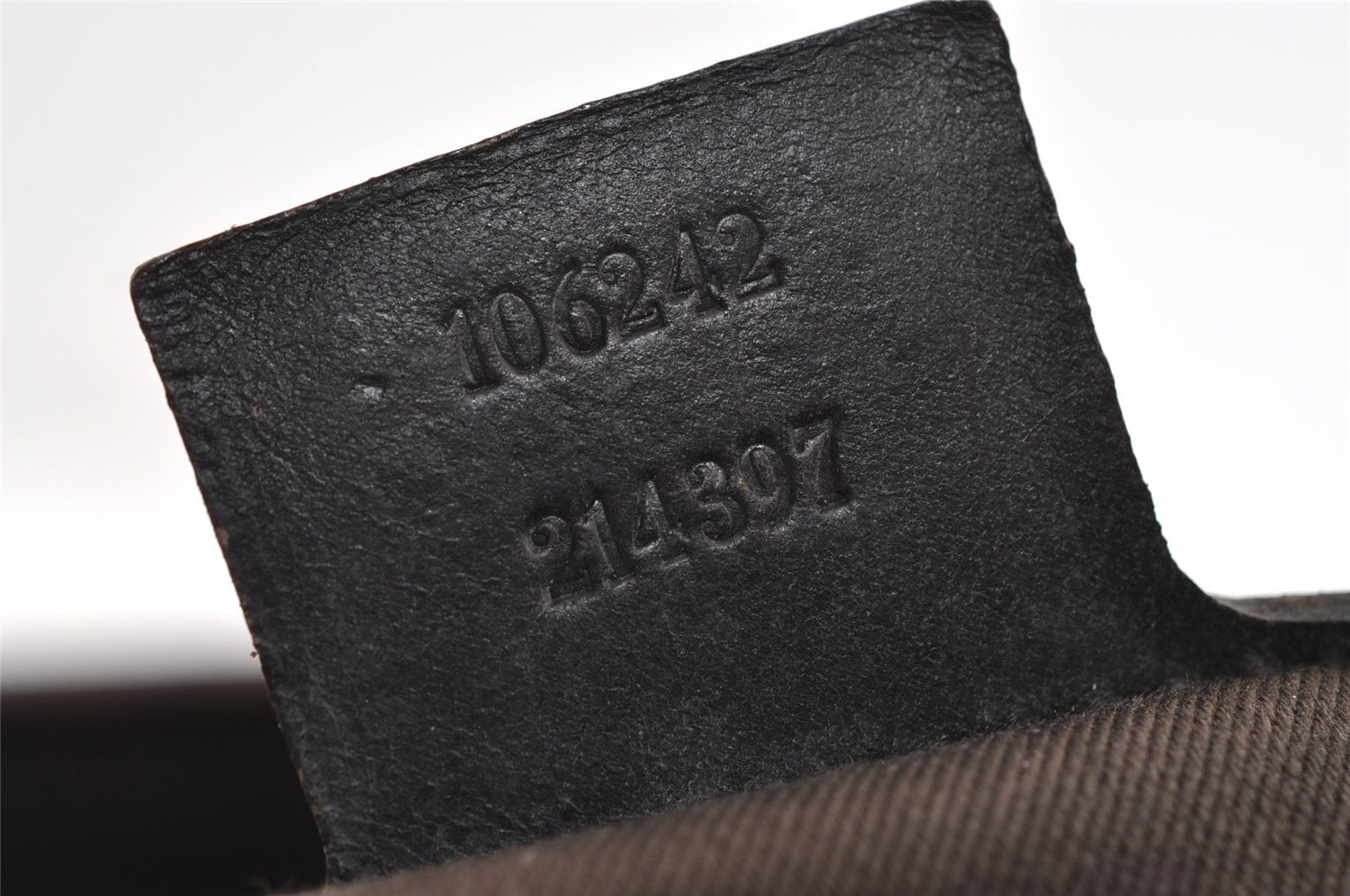 Authentic GUCCI Vintage Shoulder Hand Bag GG Canvas Leather 106242 Brown 8588I