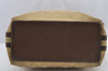 Authentic GUCCI Sherry Line Shoulder Tote Bag GG Canvas Leather Beige Junk 8590I