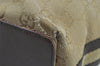 Authentic GUCCI Sherry Line Shoulder Tote Bag GG Canvas Leather Beige Junk 8590I