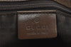 Authentic GUCCI Sherry Line Shoulder Tote Bag GG Canvas Leather Beige Junk 8590I