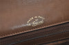 Authentic GUCCI Horsebit Micro GG Canvas Leather Shoulder Bag Brown Junk 8591I