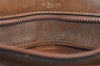 Authentic GUCCI Horsebit Micro GG Canvas Leather Shoulder Bag Brown Junk 8591I