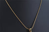 Authentic NINA RICCI Vintage Gold Tone Chain Pendant Necklace 8591J