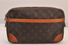 Authentic Louis Vuitton Monogram Compiegne 28 Clutch Hand Bag M51845 LV 8591M