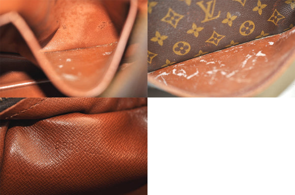 Authentic Louis Vuitton Monogram Compiegne 28 Clutch Hand Bag M51845 LV 8591M