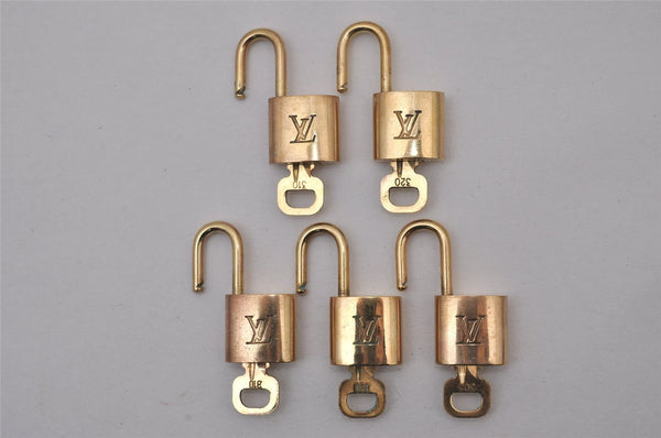 Authentic Louis Vuitton Padlock & Keys 10Set LV 8592I