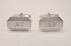 Authentic NINA RICCI Vintage Silver Tone Logo Cuffs Box 8592J