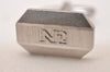 Authentic NINA RICCI Vintage Silver Tone Logo Cuffs Box 8592J