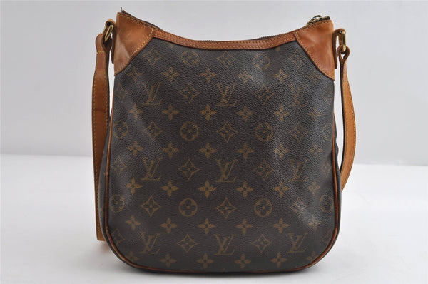 Authentic Louis Vuitton Monogram Odeon PM Shoulder Cross Bag M56390 LV 8593I