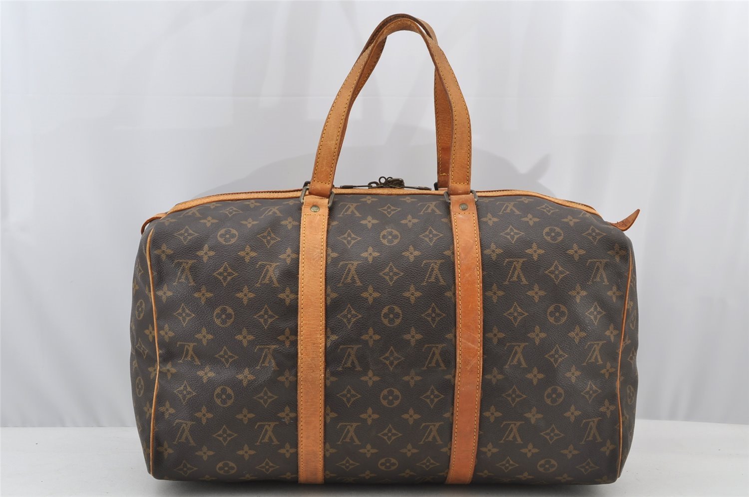 Authentic Louis Vuitton Monogram Sac Souple 45 Hand Boston Bag M41624 LV 8595I