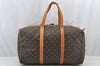Authentic Louis Vuitton Monogram Sac Souple 45 Hand Boston Bag M41624 LV 8595I