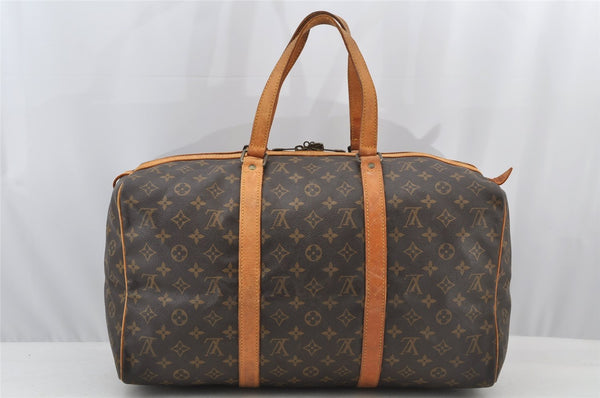 Authentic Louis Vuitton Monogram Sac Souple 45 Hand Boston Bag M41624 LV 8595I