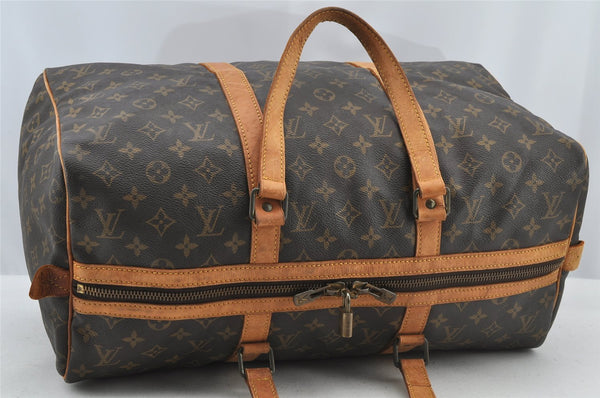 Authentic Louis Vuitton Monogram Sac Souple 45 Hand Boston Bag M41624 LV 8595I