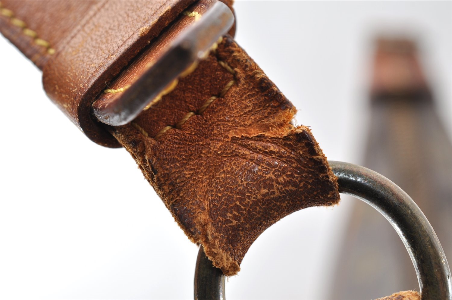 Authentic Louis Vuitton Monogram Boulogne 30 Shoulder Bag Old Model Junk 8596I