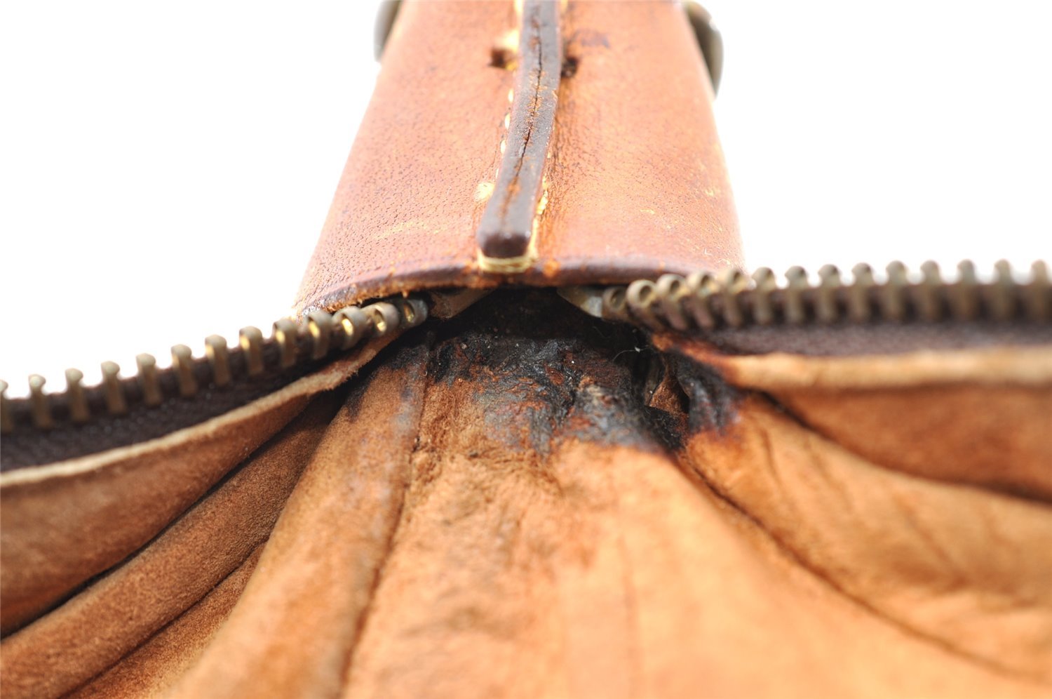 Authentic Louis Vuitton Monogram Boulogne 30 Shoulder Bag Old Model Junk 8596I