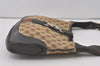 Authentic GUCCI Web Sherry Line Jackie Shoulder Bag Canvas Leather Brown 8597I