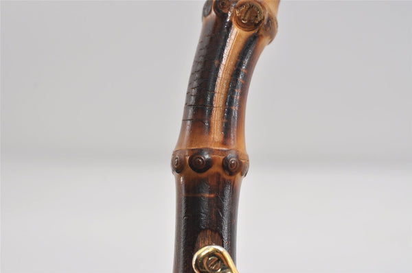 Authentic GUCCI Bamboo Shopper Small 2Way Hand Bag Leather 336032 Pink 8598I