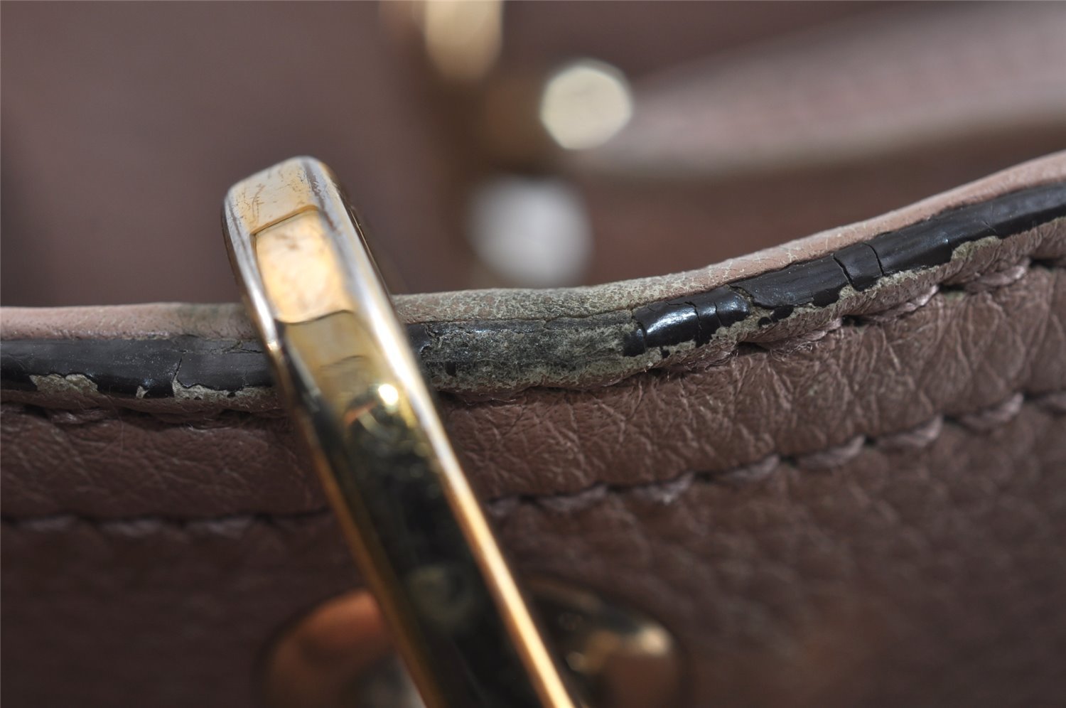 Authentic GUCCI Bamboo Shopper Small 2Way Hand Bag Leather 336032 Pink 8598I