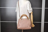 Authentic GUCCI Bamboo Shopper Small 2Way Hand Bag Leather 336032 Pink 8598I