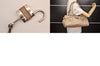 Authentic Chloe Paddington Vintage Leather Shoulder Hand Bag Beige 8598M