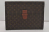 Authentic Louis Vuitton Monogram Poche Ministre Document Case M53445 LV 8599I