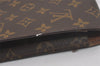 Authentic Louis Vuitton Monogram Poche Ministre Document Case M53445 LV 8599I