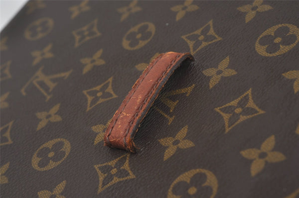 Authentic Louis Vuitton Monogram Poche Ministre Document Case M53445 LV 8599I