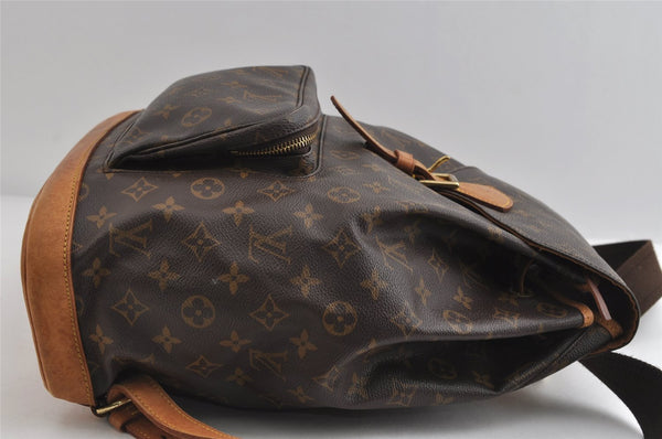 Authentic Louis Vuitton Monogram Montsouris GM Backpack M51135 LV 8600I