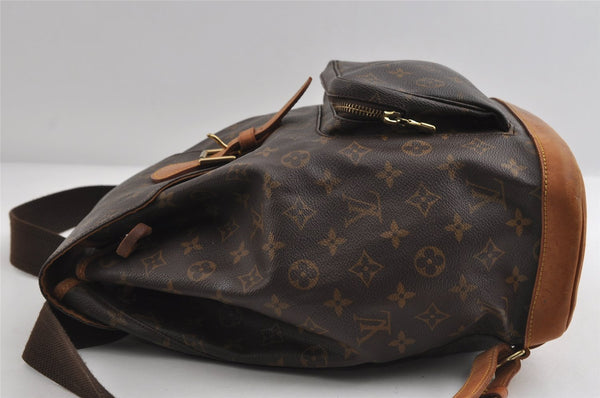 Authentic Louis Vuitton Monogram Montsouris GM Backpack M51135 LV 8600I