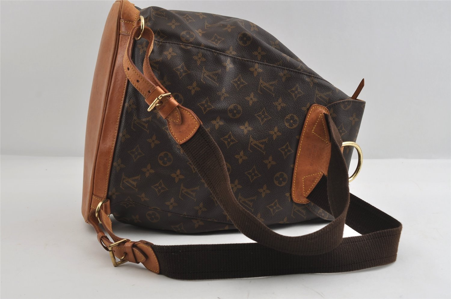 Authentic Louis Vuitton Monogram Montsouris GM Backpack M51135 LV 8600I