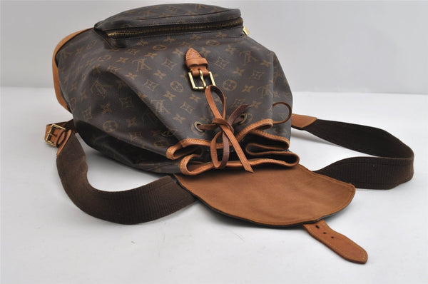 Authentic Louis Vuitton Monogram Montsouris GM Backpack M51135 LV 8600I