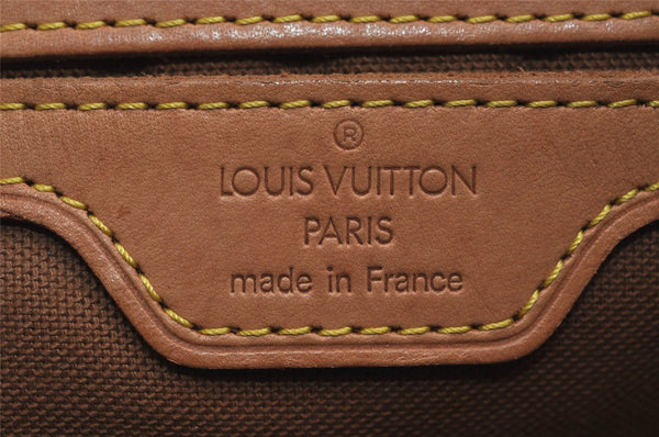 Authentic Louis Vuitton Monogram Montsouris GM Backpack M51135 LV 8600I