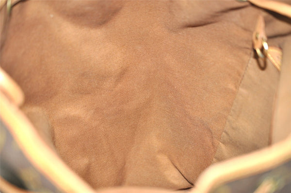 Authentic Louis Vuitton Monogram Montsouris GM Backpack M51135 LV 8600I