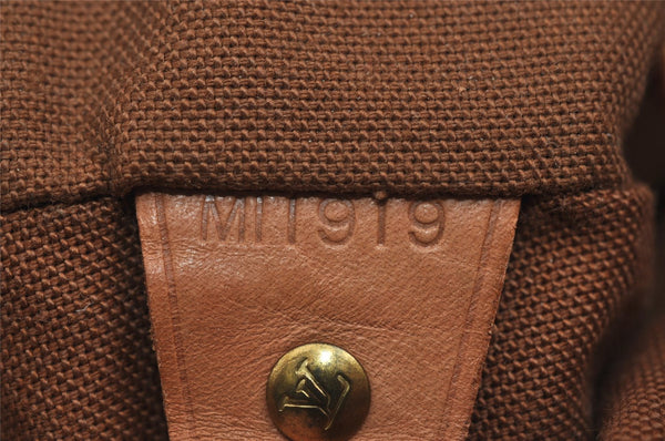 Authentic Louis Vuitton Monogram Montsouris GM Backpack M51135 LV 8600I