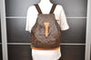 Authentic Louis Vuitton Monogram Montsouris GM Backpack M51135 LV 8600I