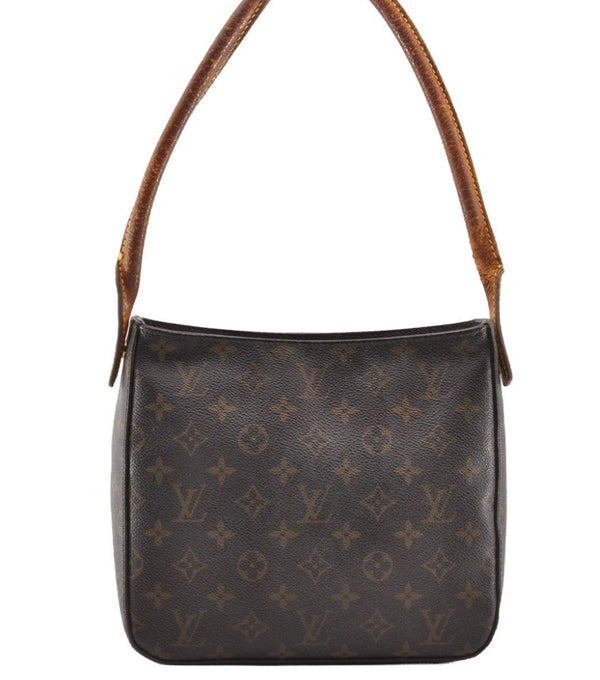 Authentic Louis Vuitton Monogram Looping MM Shoulder Bag M51146 LV 8601I