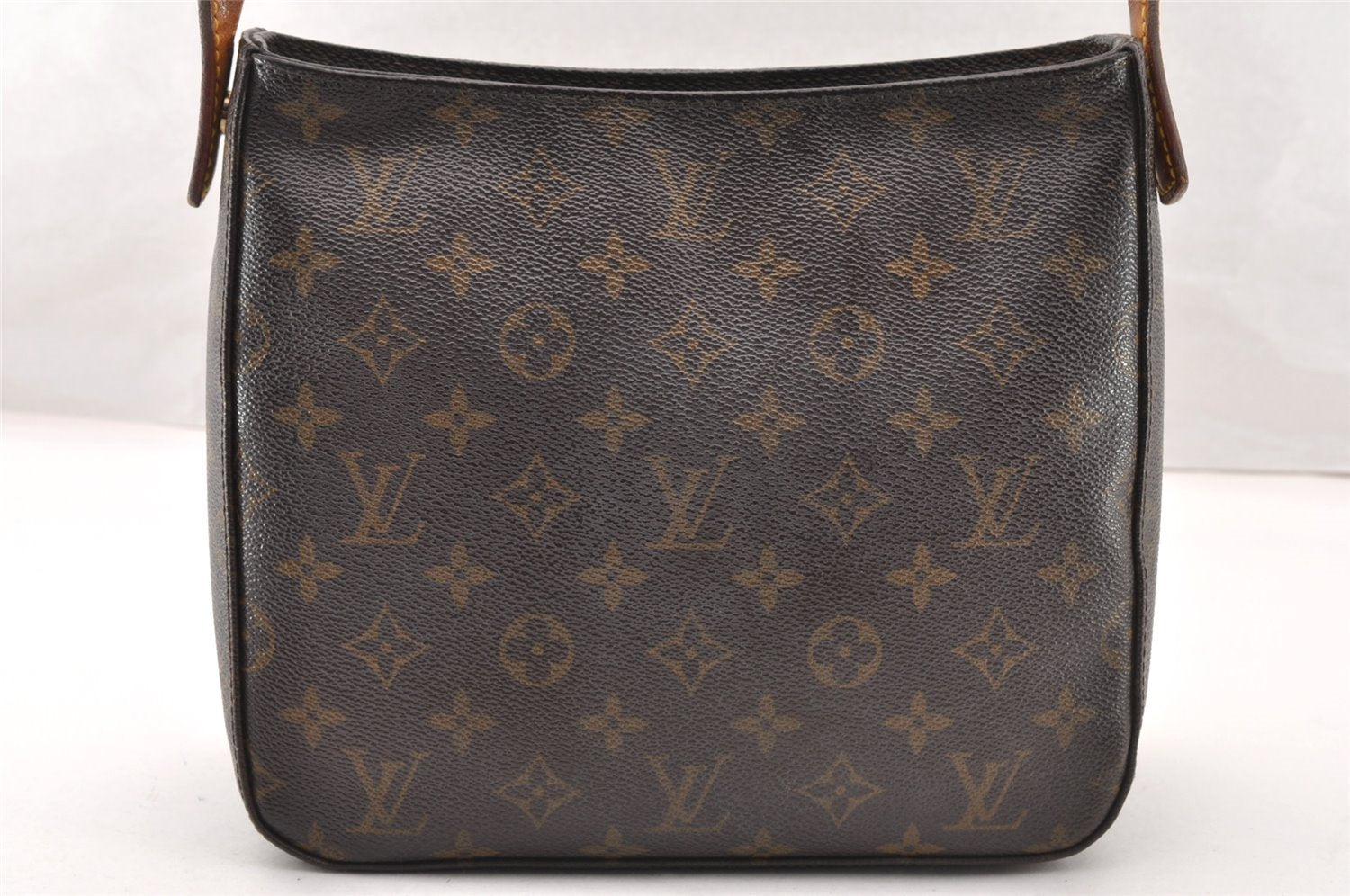 Authentic Louis Vuitton Monogram Looping MM Shoulder Bag M51146 LV 8601I