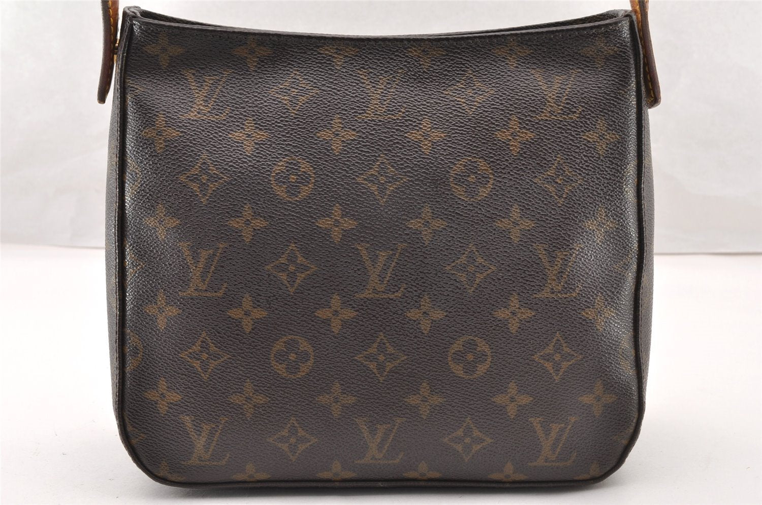 Authentic Louis Vuitton Monogram Looping MM Shoulder Bag M51146 LV 8601I