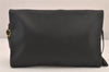 Authentic GIVENCHY Leather 2Way Shoulder Cross Body Clutch Bag Purse Black 8601M