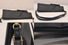 Authentic GIVENCHY Leather 2Way Shoulder Cross Body Clutch Bag Purse Black 8601M