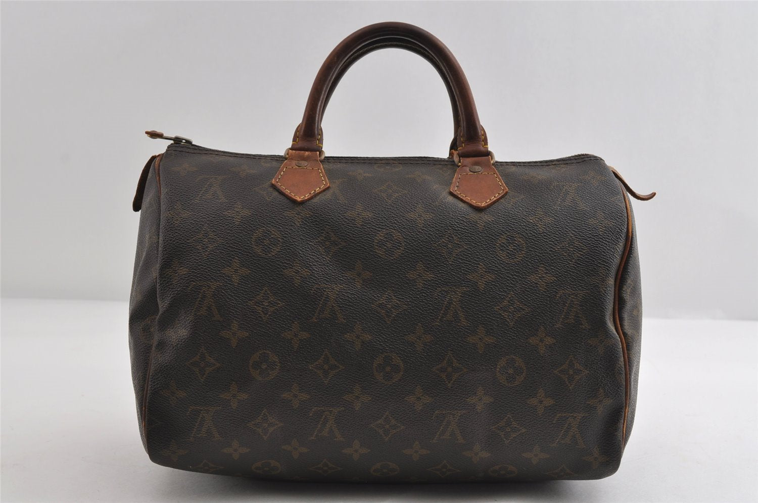 Authentic Louis Vuitton Monogram Speedy 30 Hand Boston Bag M41526 LV 8602I